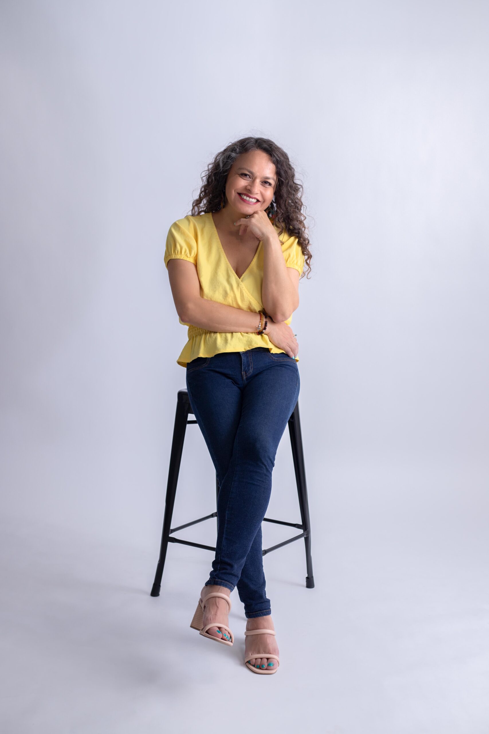 Lola Hernández en sesión fotográfica